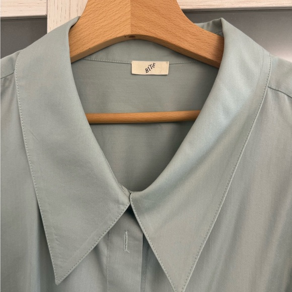 Bite Studio oversized cotton and silk-blend twill shirt - Picture 4 of 6